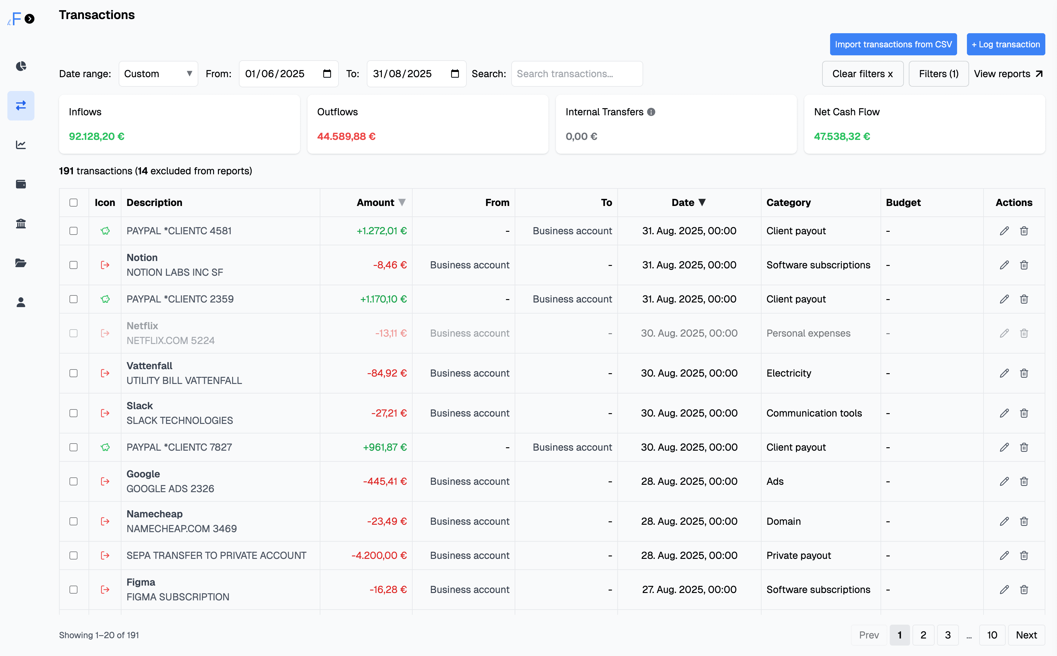 Collaborative onboarding with CSV import